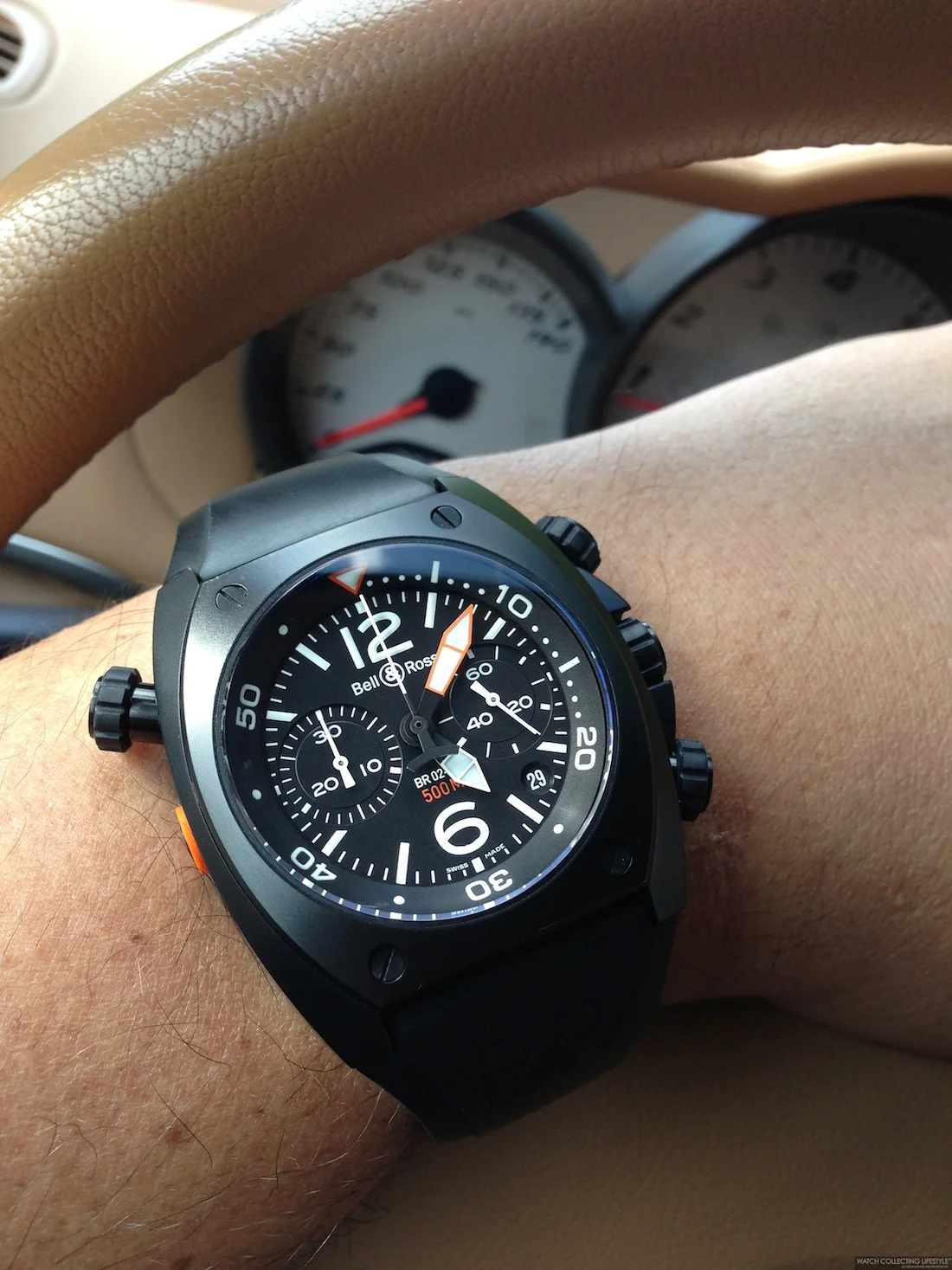 Bell & ross br02 strap clearance